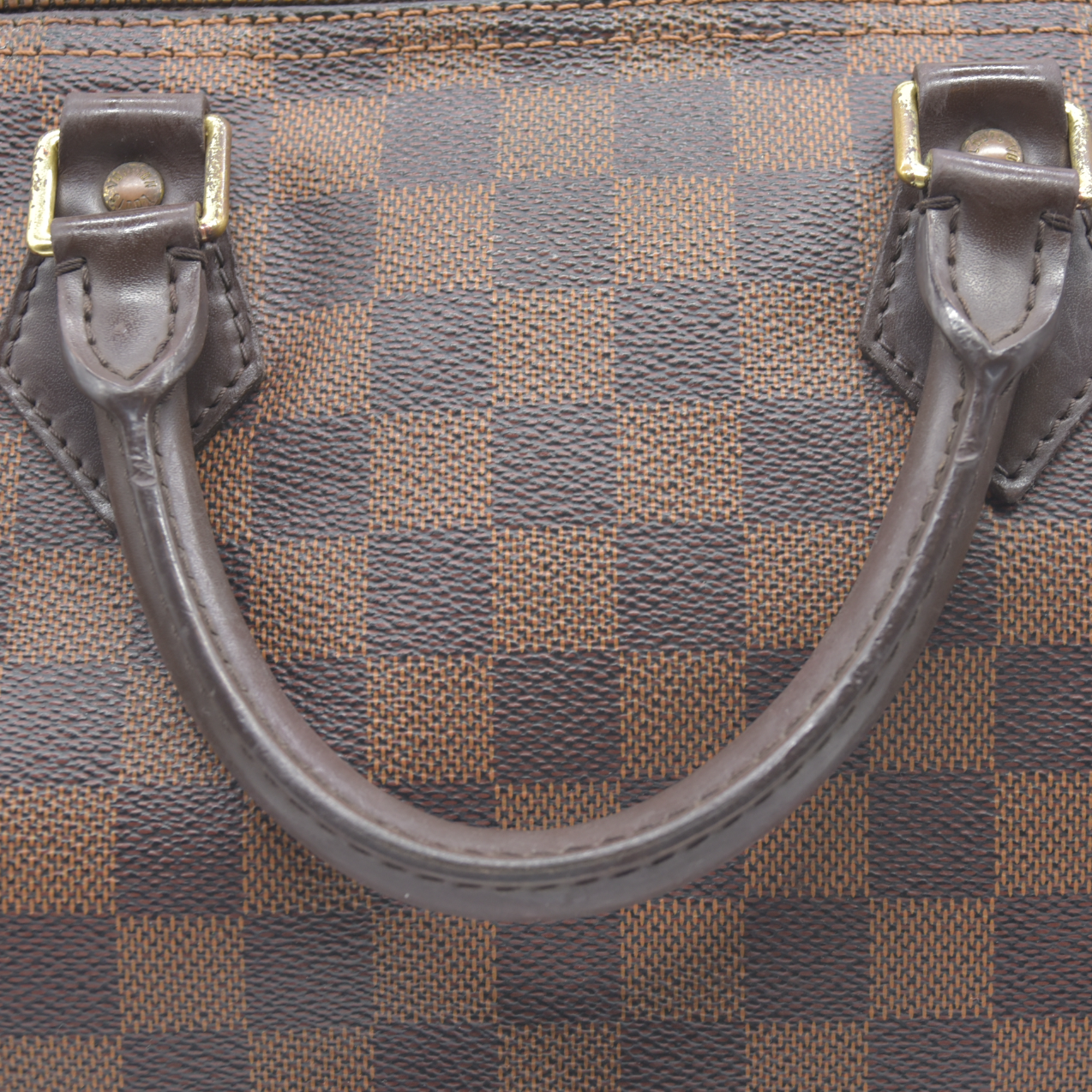 AUCTION $1980 Louis Vuitton  Damier Ebene Speedy Bandouliere 30