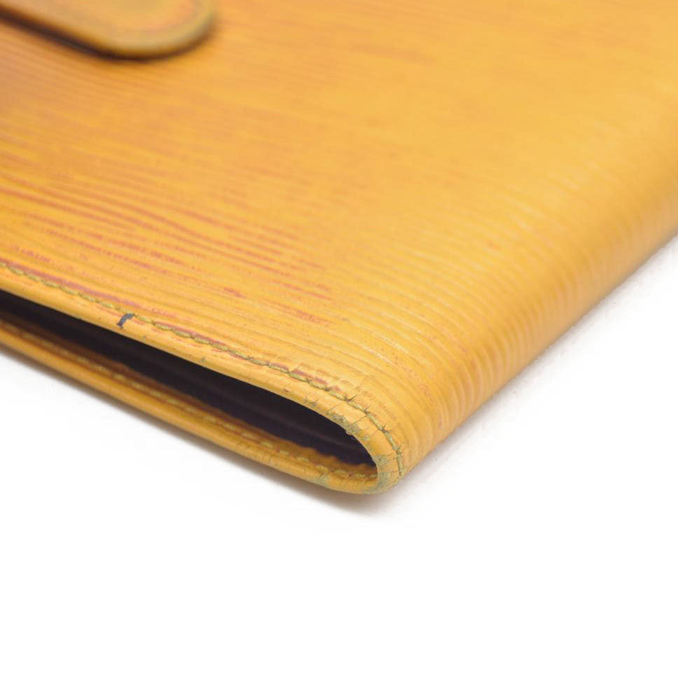Louis Vuitton Epi Leather Porte Billes Compact Wallet Yellow MI0977