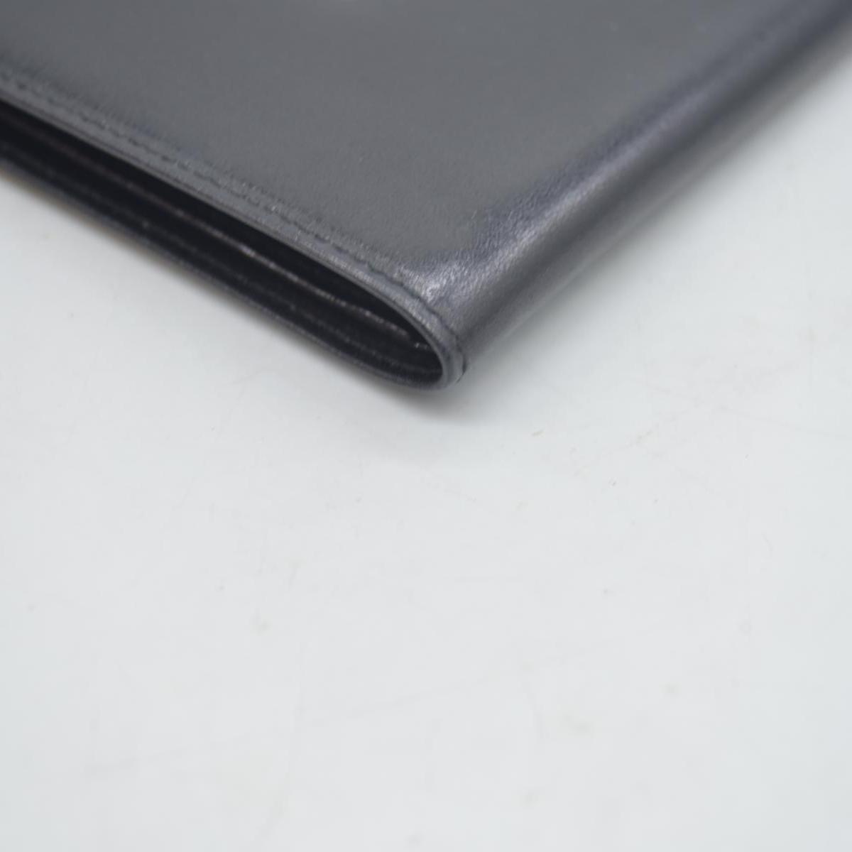 $550 CARTIER Bifold Wallet Black CONSIGNMENT