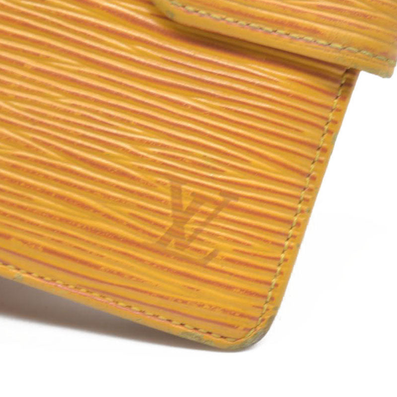 Louis Vuitton Epi Leather Porte Billes Compact Wallet Yellow MI0977