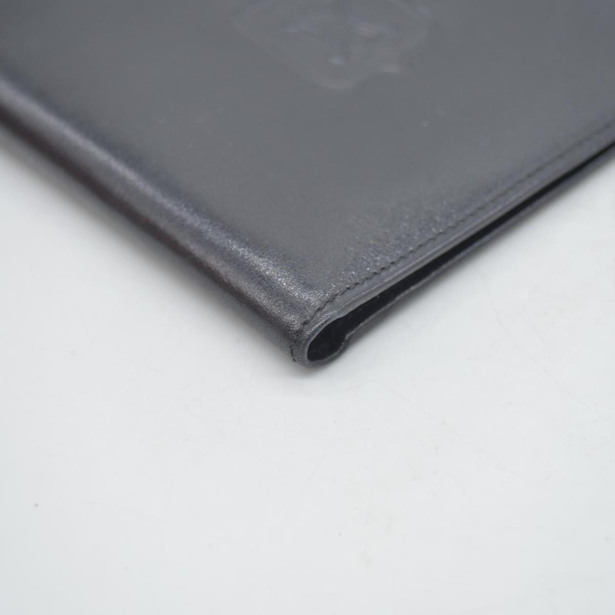 $550 CARTIER Bifold Wallet Black CONSIGNMENT