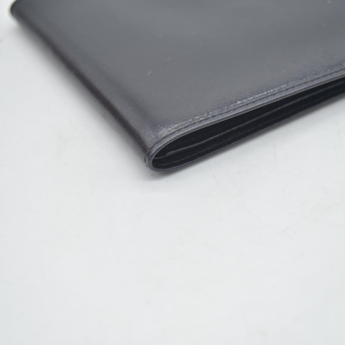 $550 CARTIER Bifold Wallet Black CONSIGNMENT