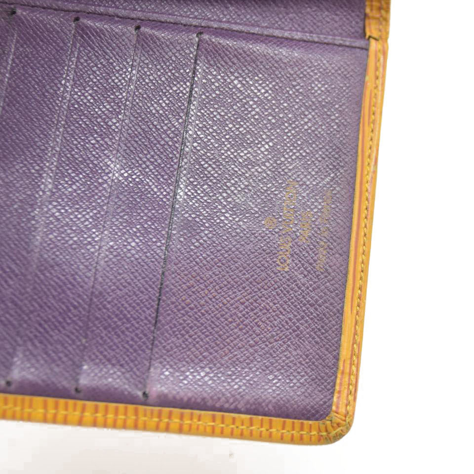 Louis Vuitton Epi Leather Porte Billes Compact Wallet Yellow MI0977
