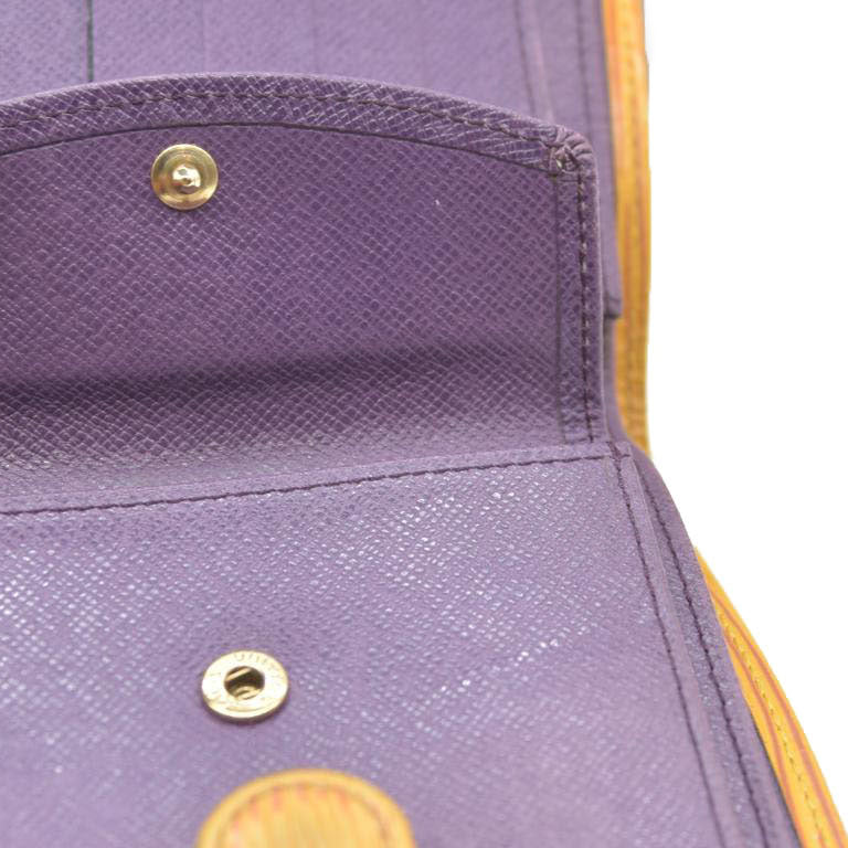 Louis Vuitton Epi Leather Porte Billes Compact Wallet Yellow MI0977