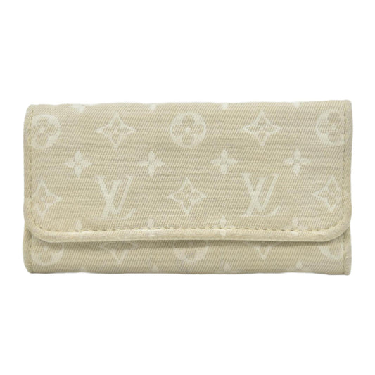 $250 LOUIS VUITTON Monogram Mini Lin 4 Key Holder CONSIGNMENT