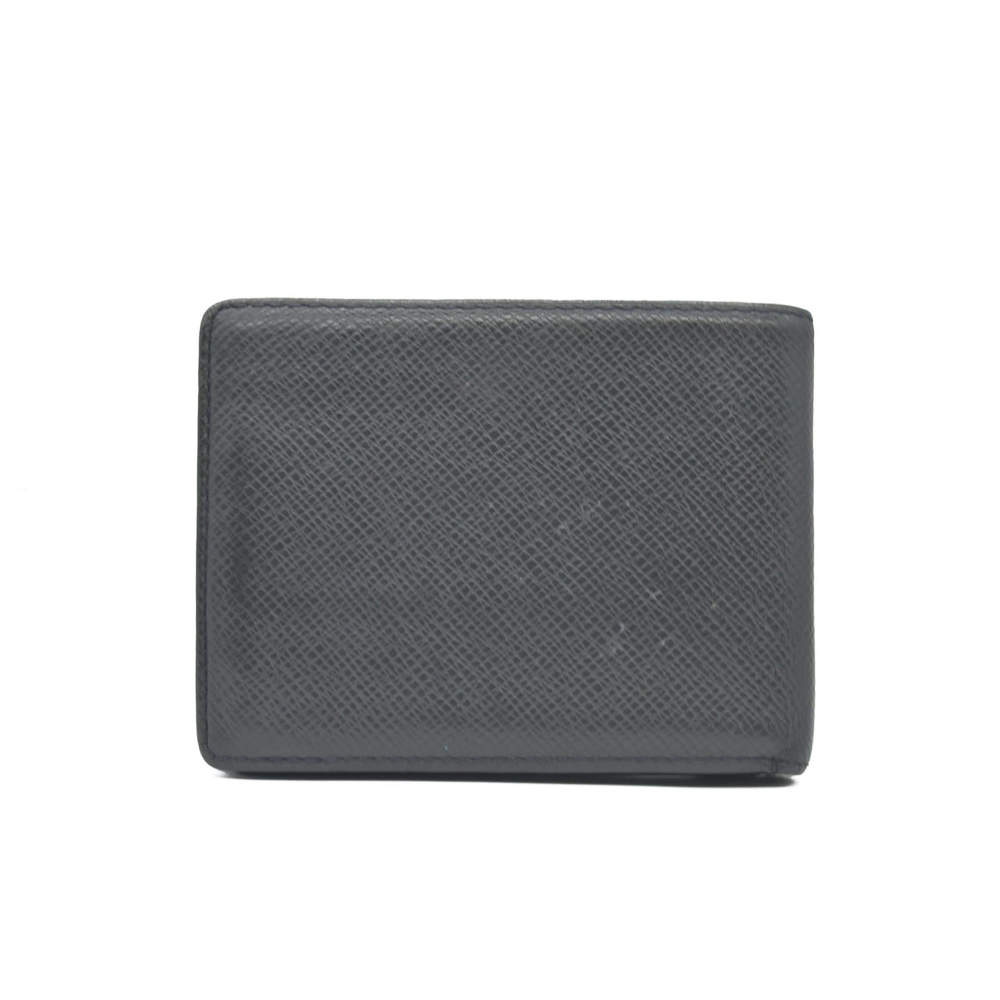 $665 2004 Louis Vuitton Taiga Mens Billfold Wallet with 3 Flaps CONSIGNMENT CA1014
