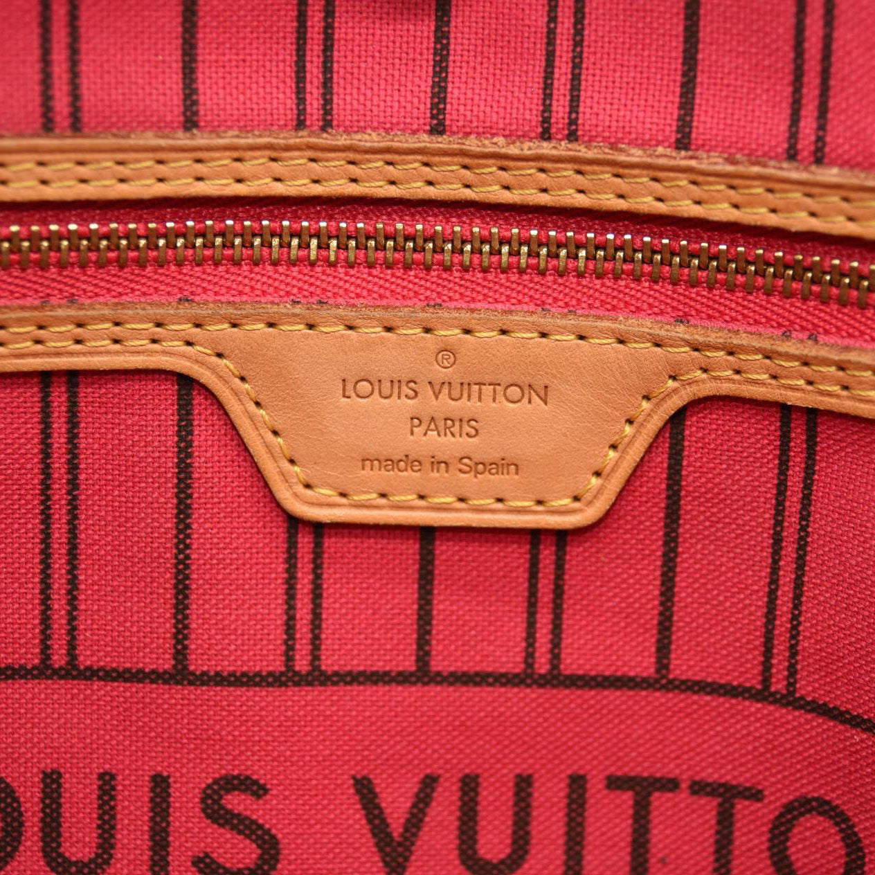 Louis Vuitton Monogram Bay Neverfull MM Rose Ballerine Poppy