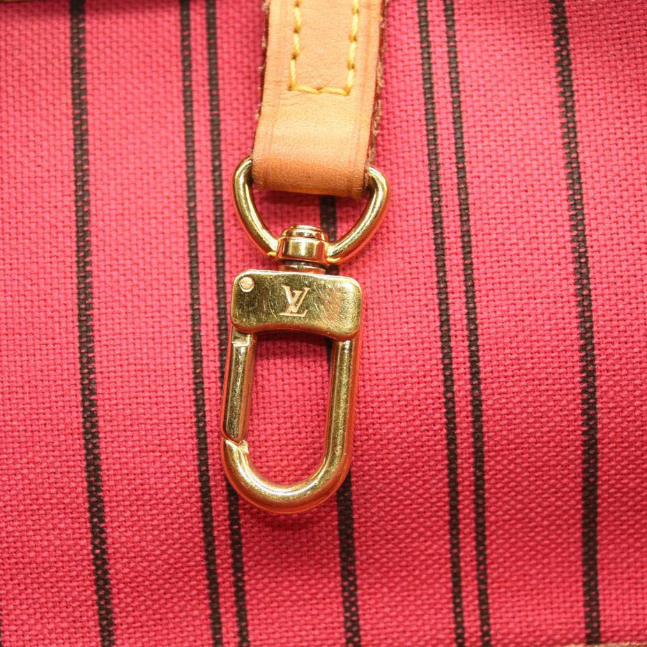 Louis Vuitton Monogram Bay Neverfull MM Rose Ballerine Poppy