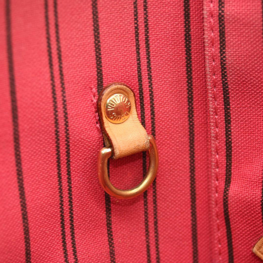 Louis Vuitton Monogram Bay Neverfull MM Rose Ballerine Poppy