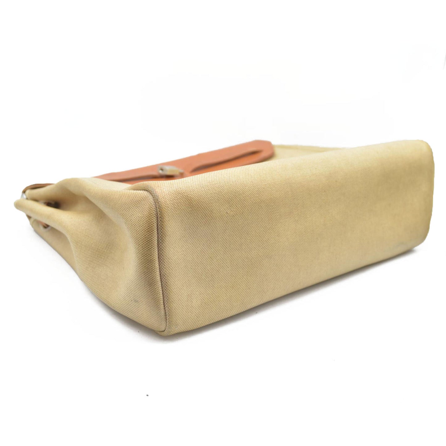 $2750 Hermes  Toile Herbag MM Natural