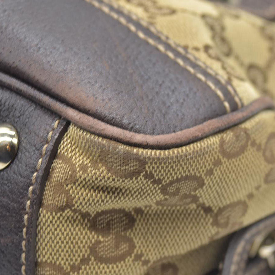 $890 Gucci GG Canvas Princy Boston Bag CONSIGNMENT