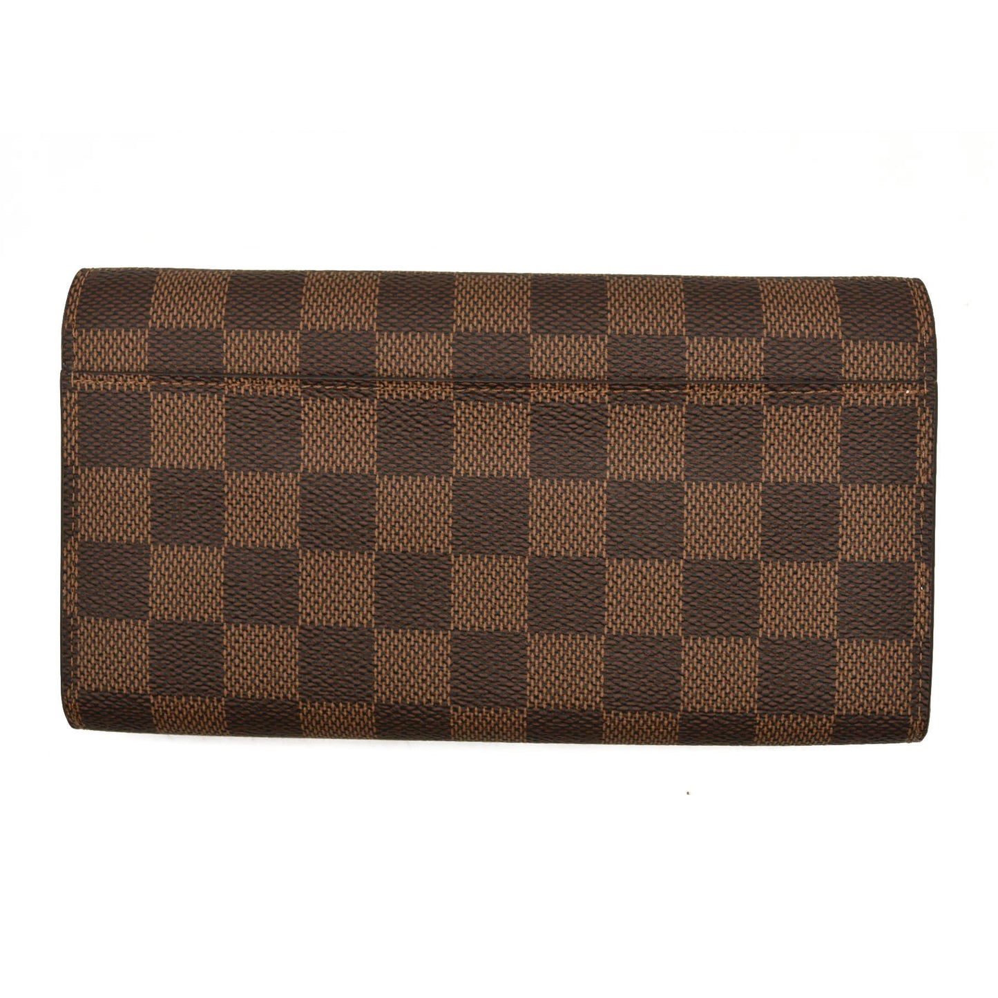 Louis Vuitton  Damier Ebene Sarah Wallet NM Rose Ballerine RFID