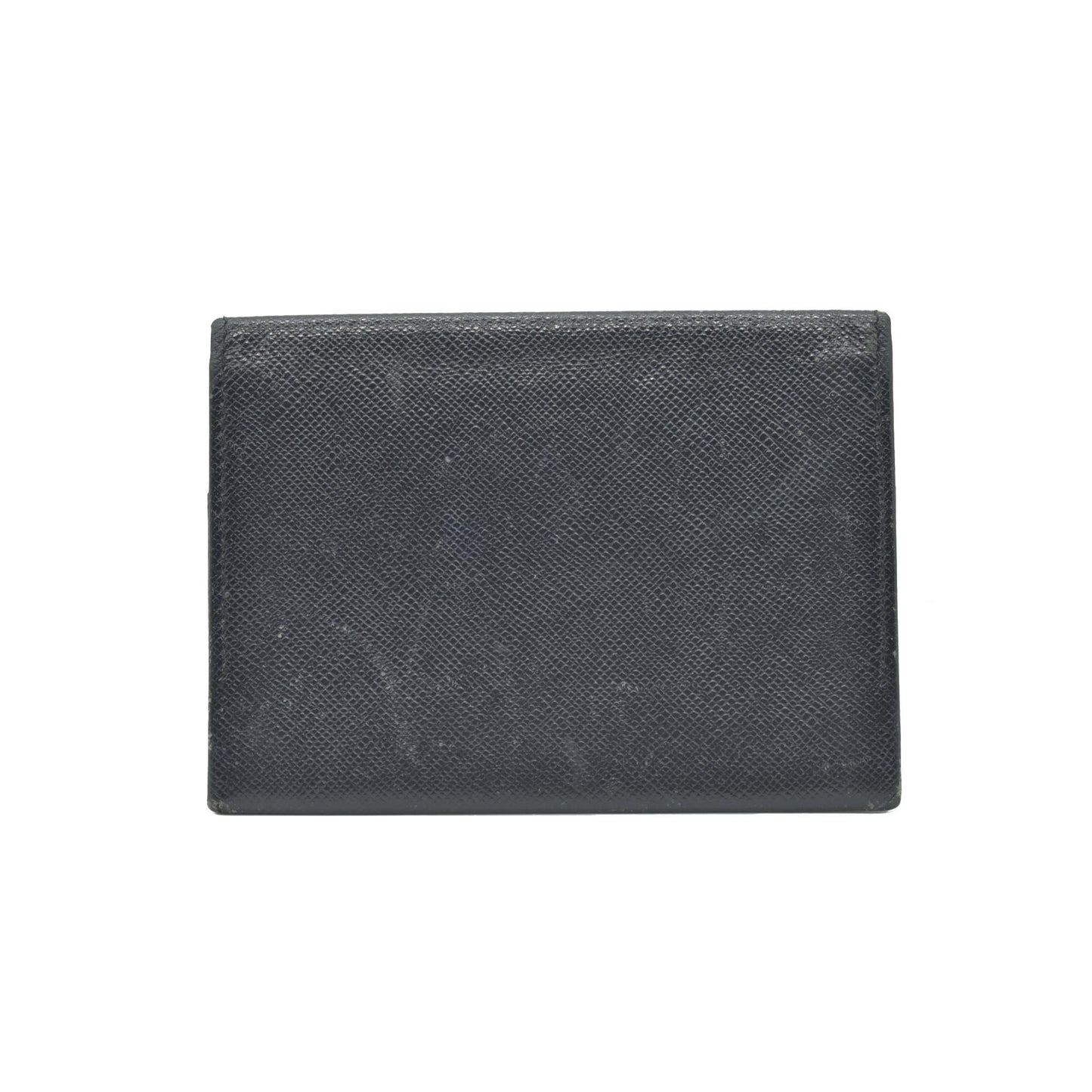 $415 Burberry Bi-Fold Wallet in Black Leather CONSIGNMENT