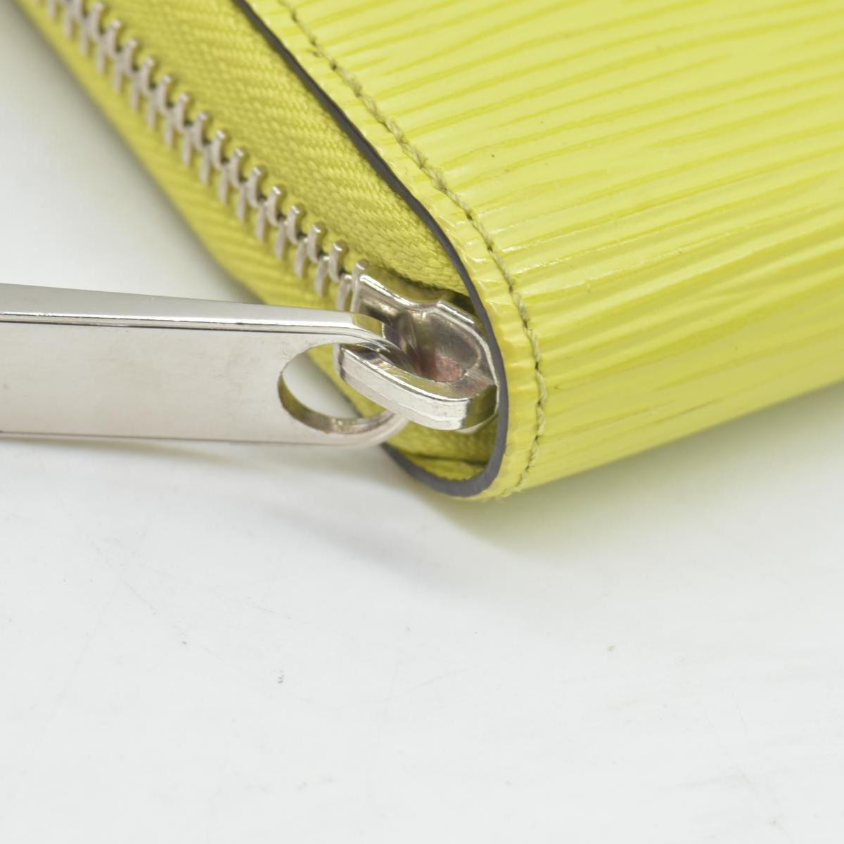 $1040 Louis Vuitton Epi Leather Zippy Wallet Yellow CONSIGNMENT GI5210