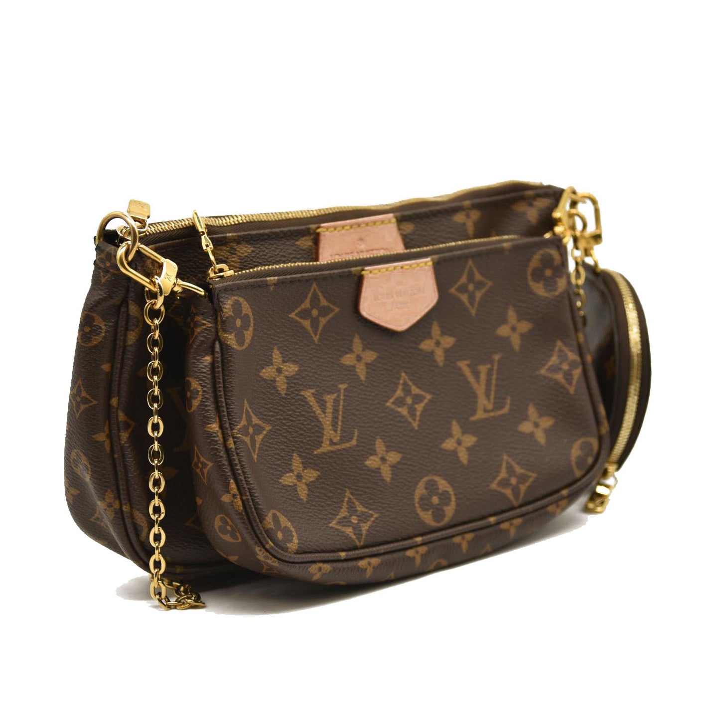 LOUIS VUITTON Monogram Multi Pochette Accessories Kaki MB2260