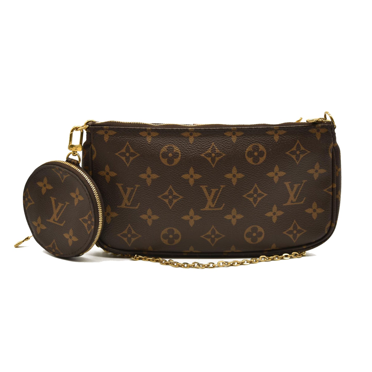 LOUIS VUITTON Monogram Multi Pochette Accessories Kaki MB2260