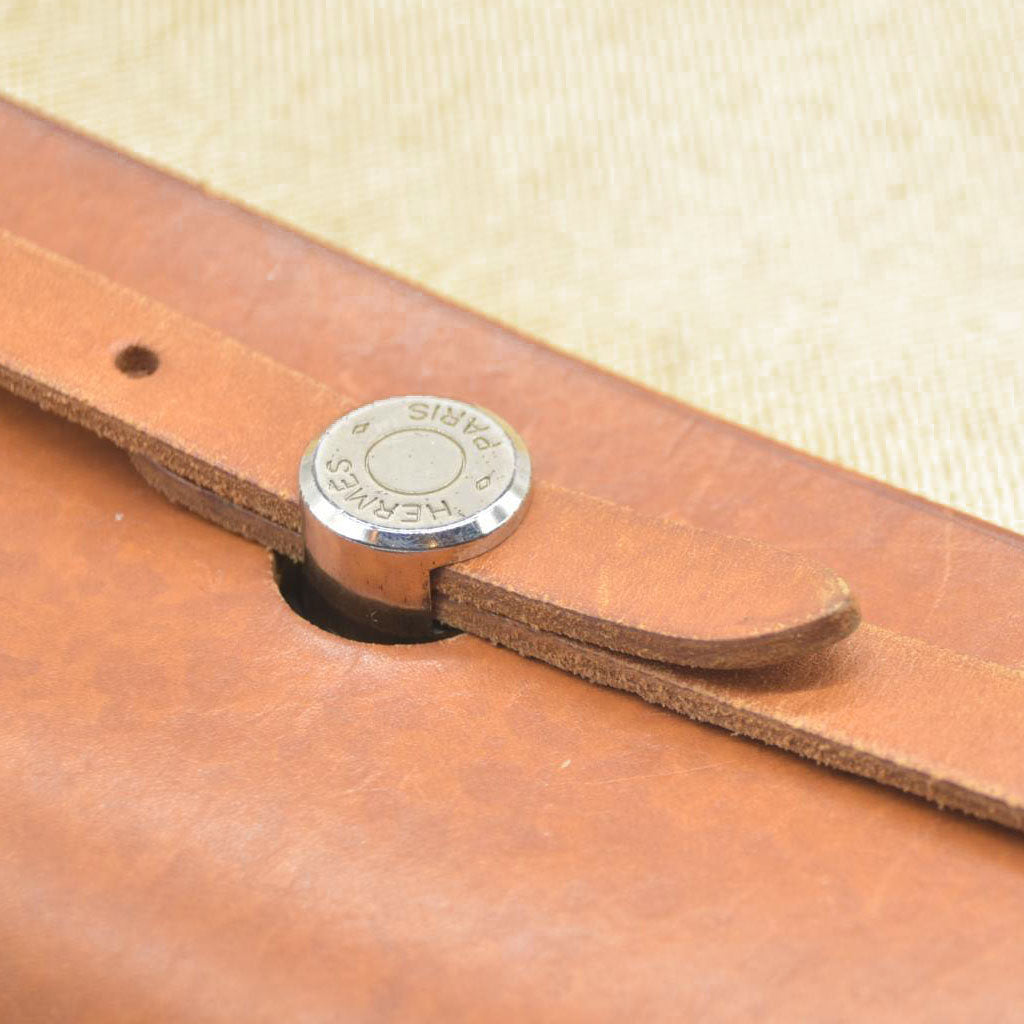 $2750 Hermes  Toile Herbag MM Natural