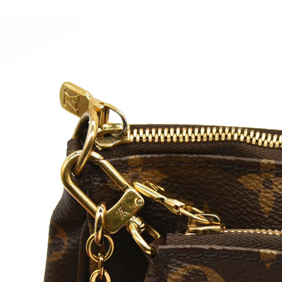 LOUIS VUITTON Monogram Multi Pochette Accessories Kaki MB2260