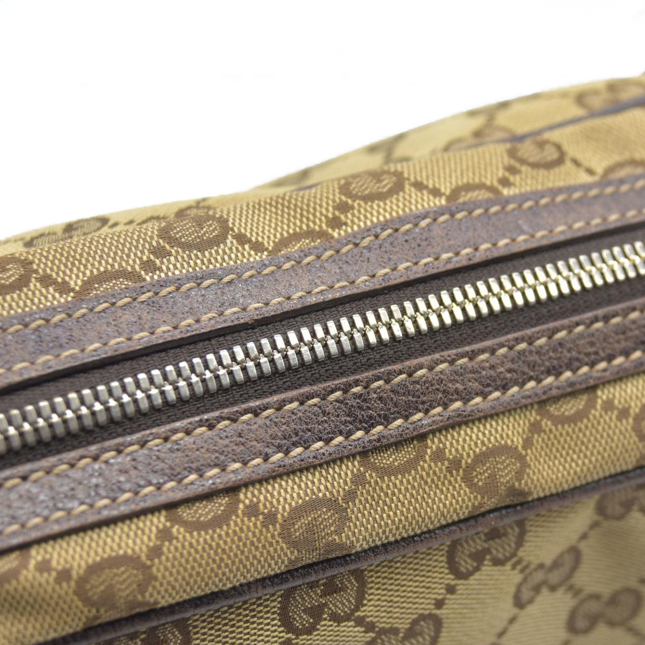 $890 Gucci GG Canvas Princy Boston Bag CONSIGNMENT