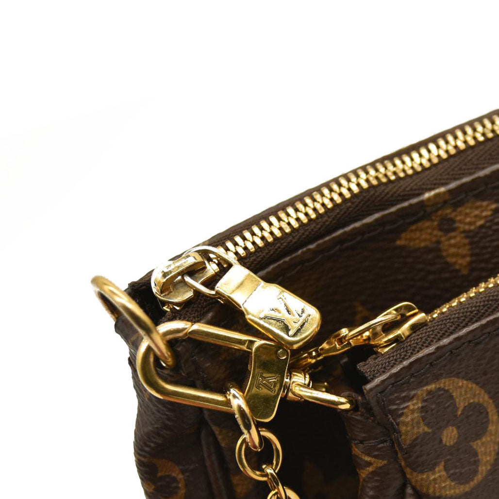 LOUIS VUITTON Monogram Multi Pochette Accessories Kaki MB2260