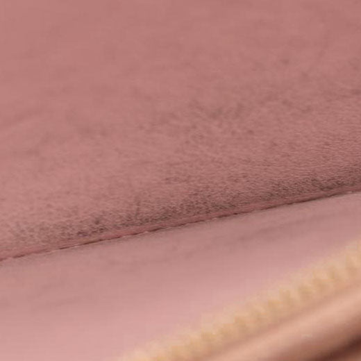 Louis Vuitton  Damier Ebene Sarah Wallet NM Rose Ballerine RFID