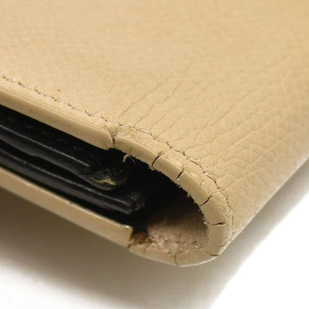 Celine  Grained Calfskin Large Multifunction Strap Wallet Black