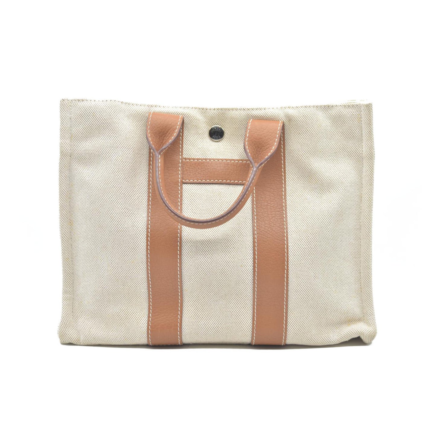 $900 Hermès Toile H Sac Harnais MM