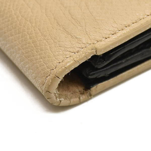 Celine  Grained Calfskin Large Multifunction Strap Wallet Black