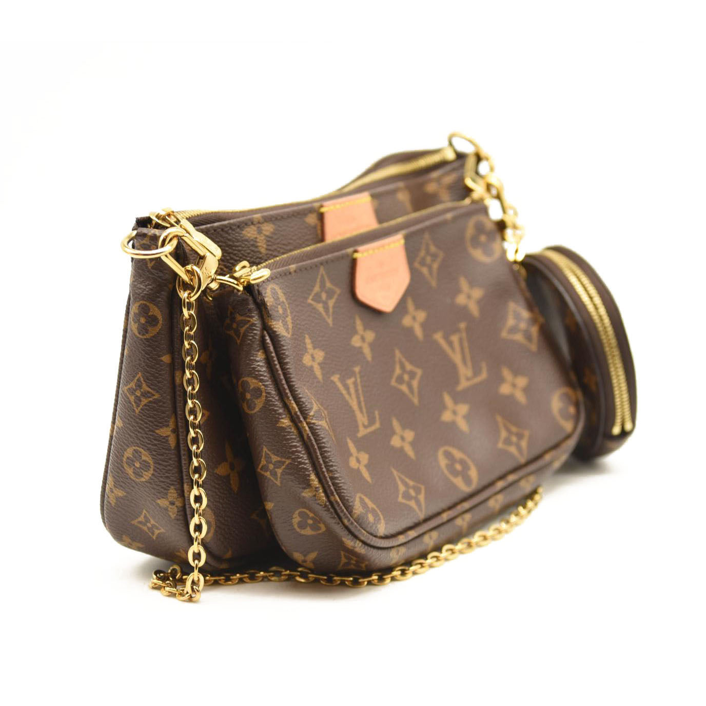 LOUIS VUITTON Monogram Multi Pochette Accessories Rose Clair