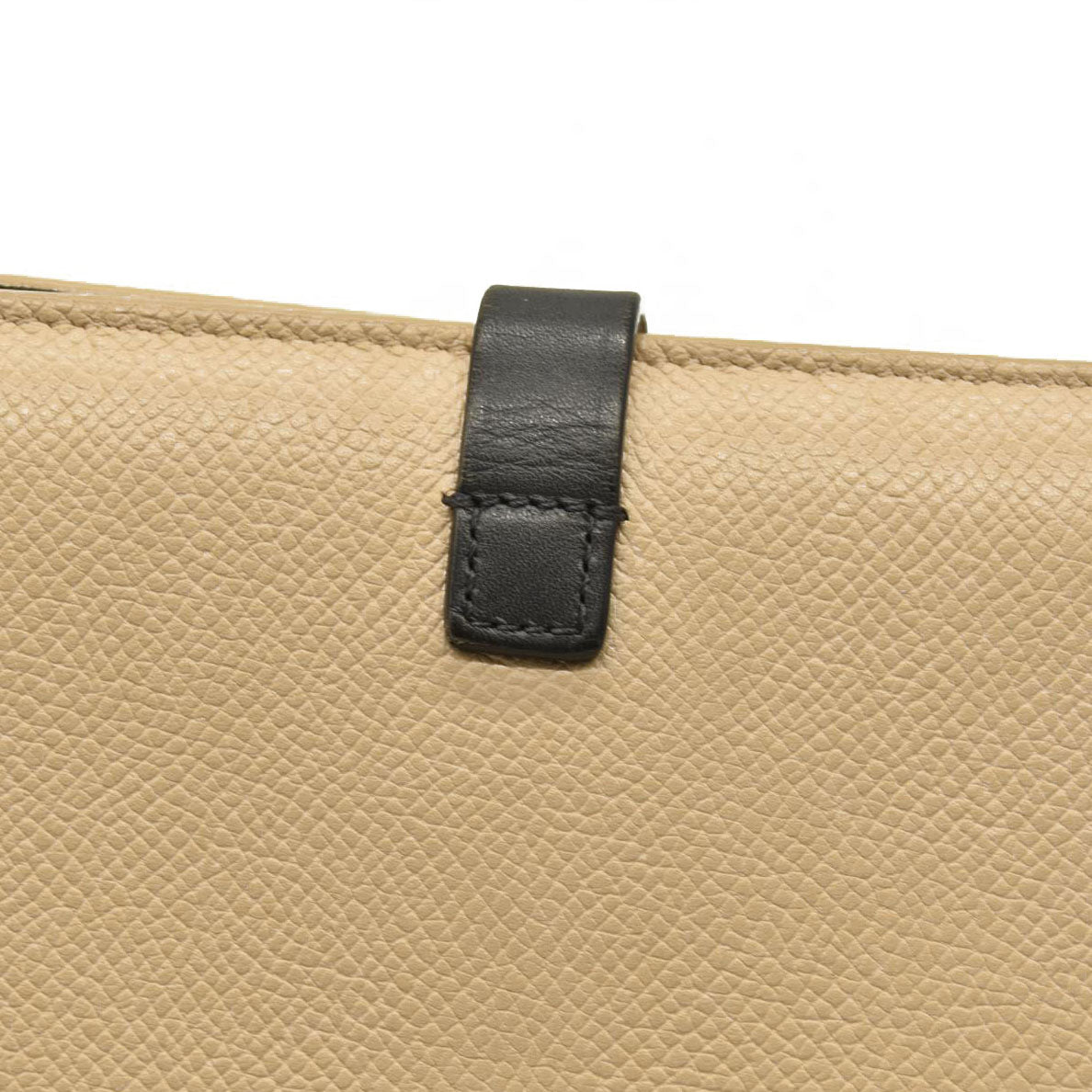 Celine  Grained Calfskin Large Multifunction Strap Wallet Black