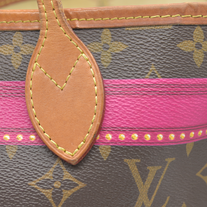 AUCTION $2170 Louis Vuitton  Monogram Summer Trunks Neo Neverfull MM