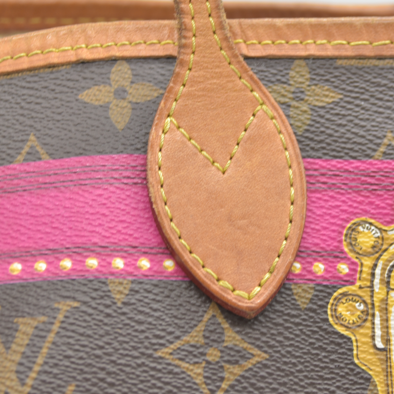 AUCTION $2170 Louis Vuitton  Monogram Summer Trunks Neo Neverfull MM