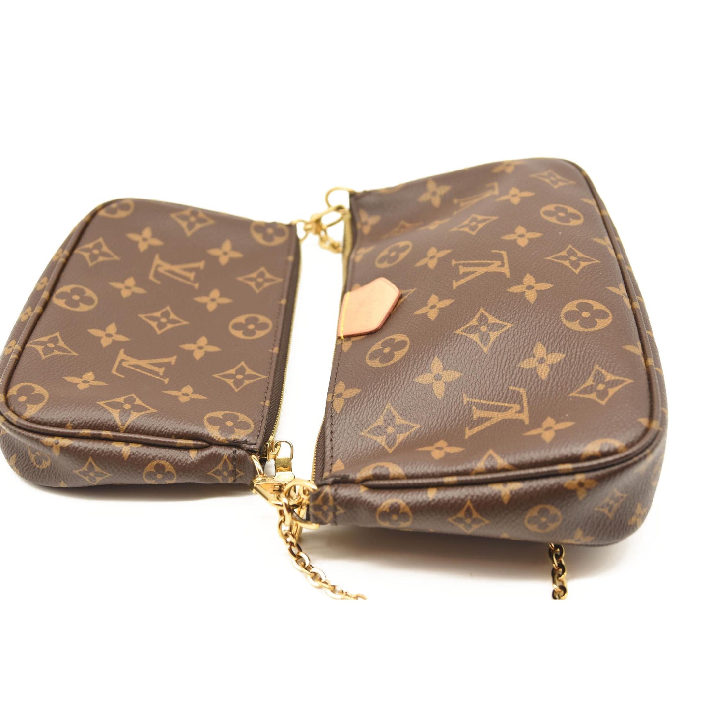 LOUIS VUITTON Monogram Multi Pochette Accessories Rose Clair