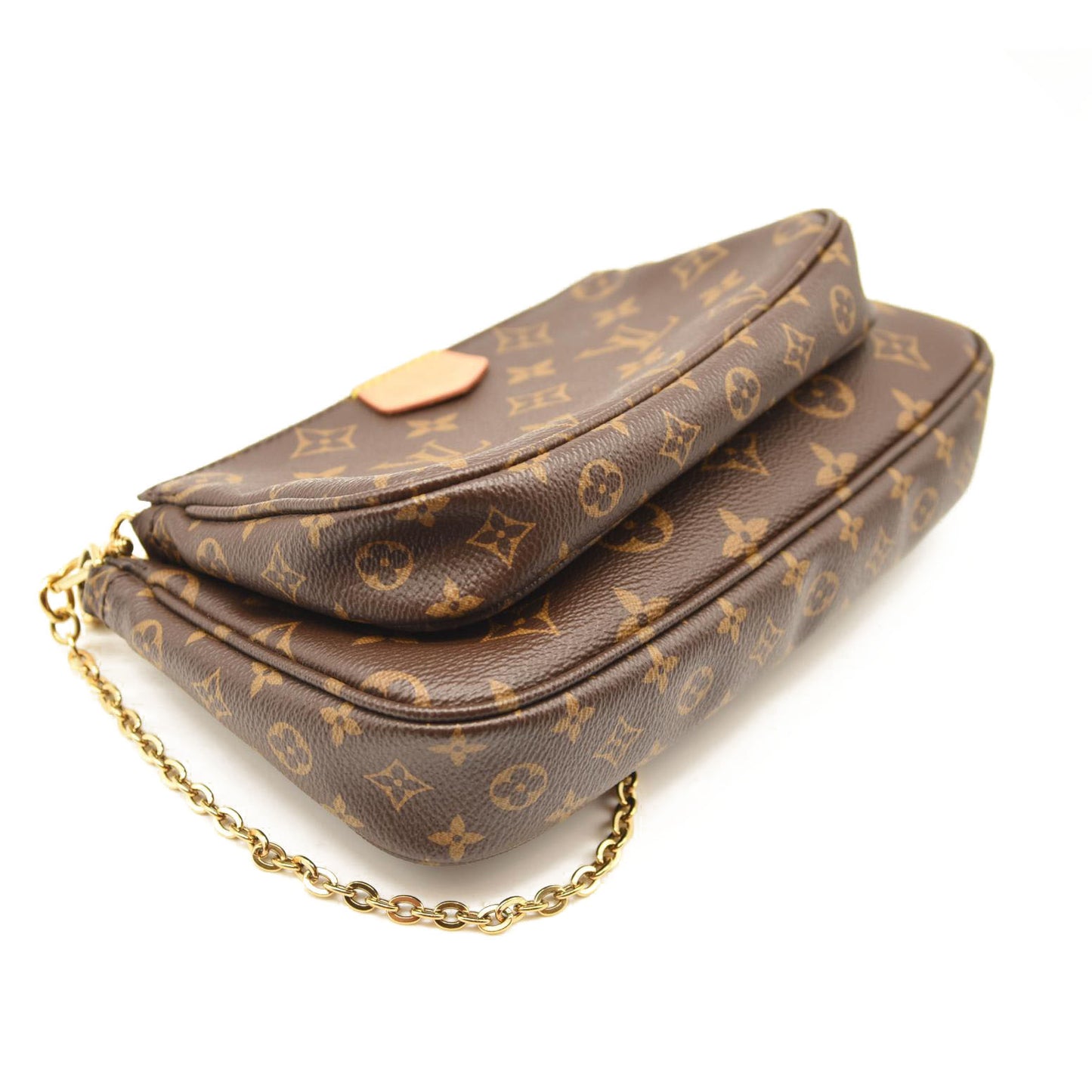 LOUIS VUITTON Monogram Multi Pochette Accessories Rose Clair