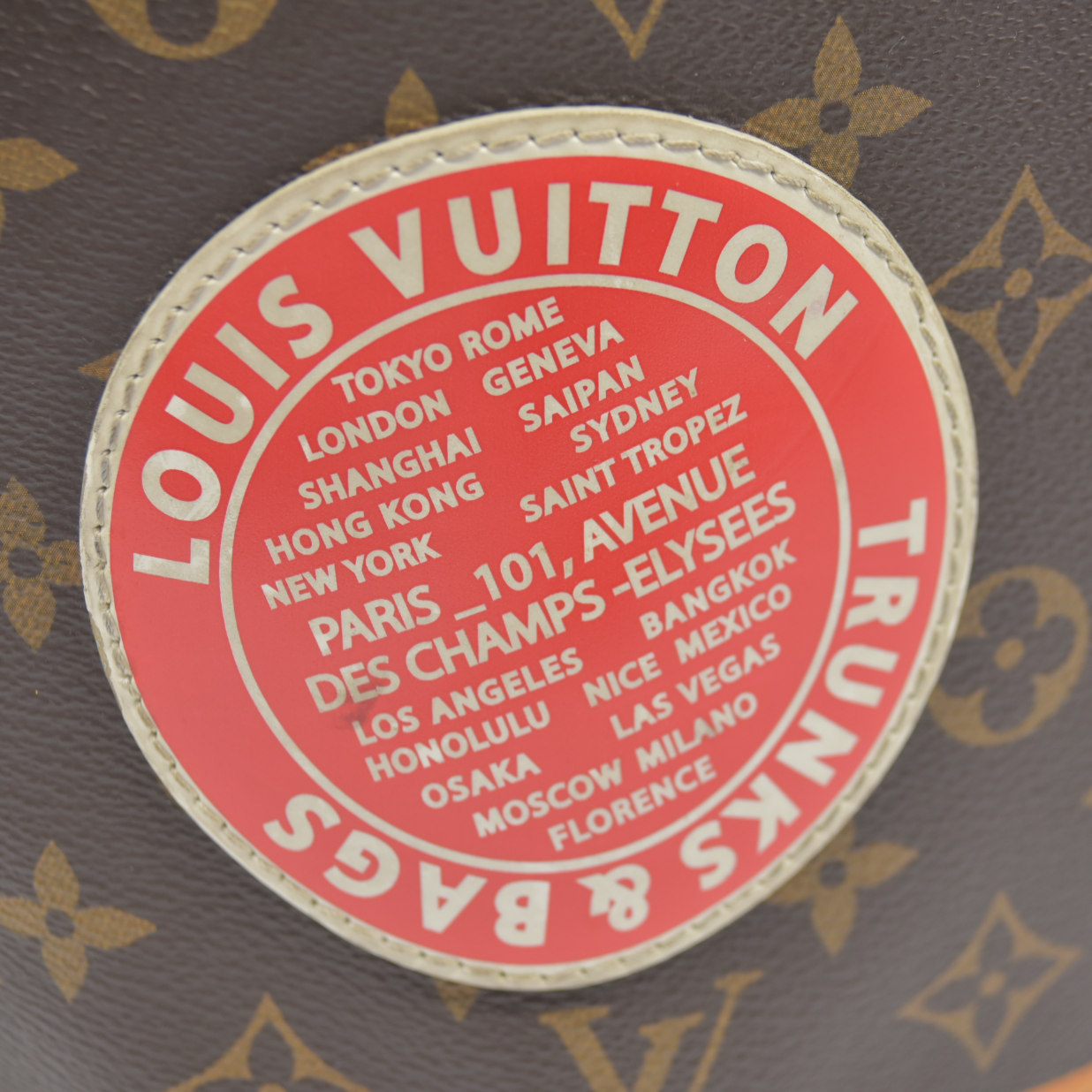 AUCTION $2170 Louis Vuitton  Monogram Summer Trunks Neo Neverfull MM