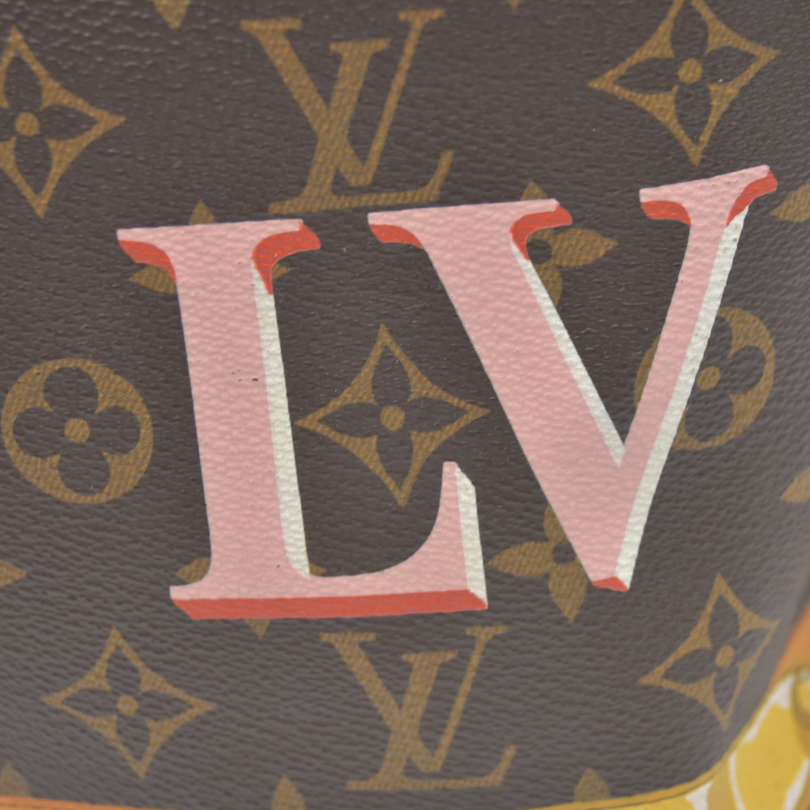 AUCTION $2170 Louis Vuitton  Monogram Summer Trunks Neo Neverfull MM