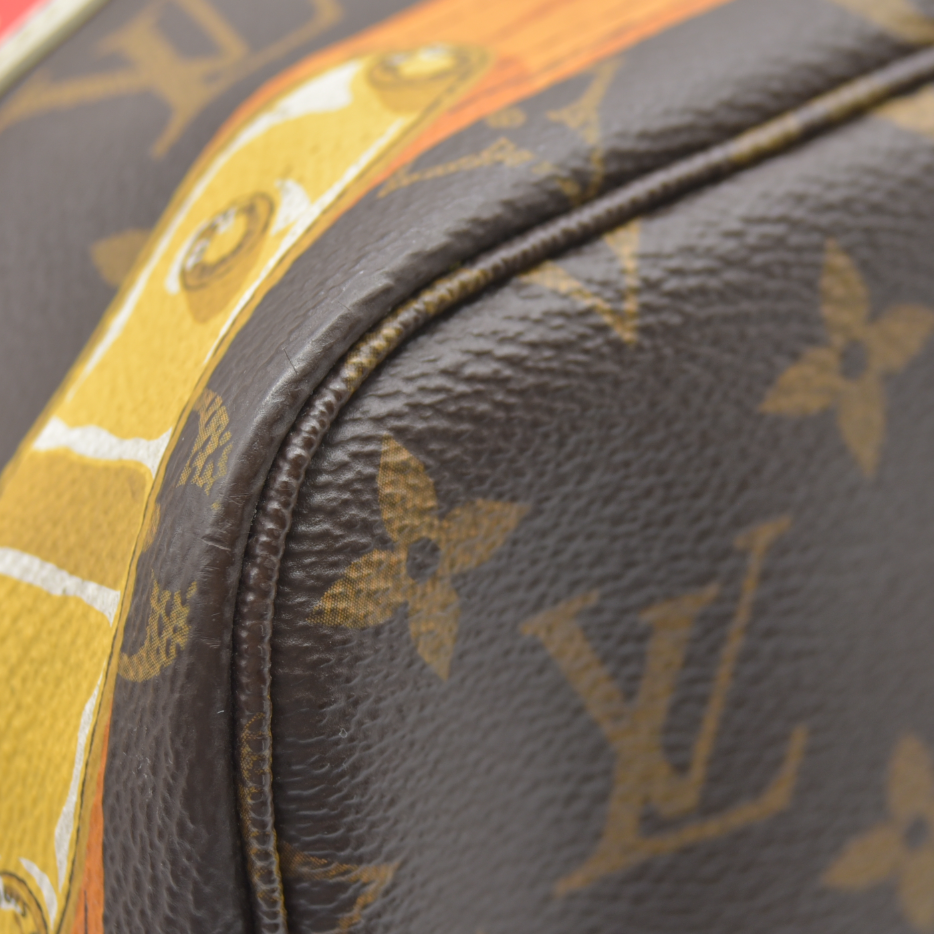 AUCTION $2170 Louis Vuitton  Monogram Summer Trunks Neo Neverfull MM