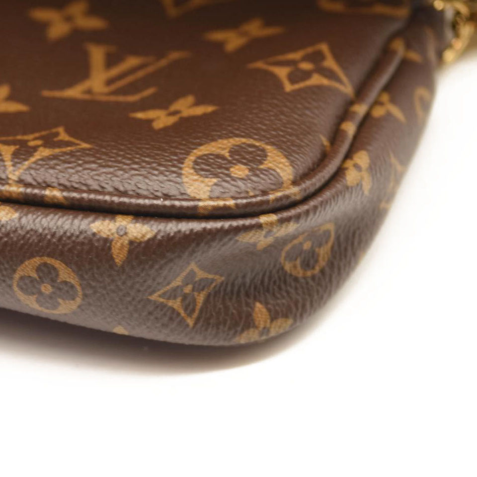 LOUIS VUITTON Monogram Multi Pochette Accessories Rose Clair