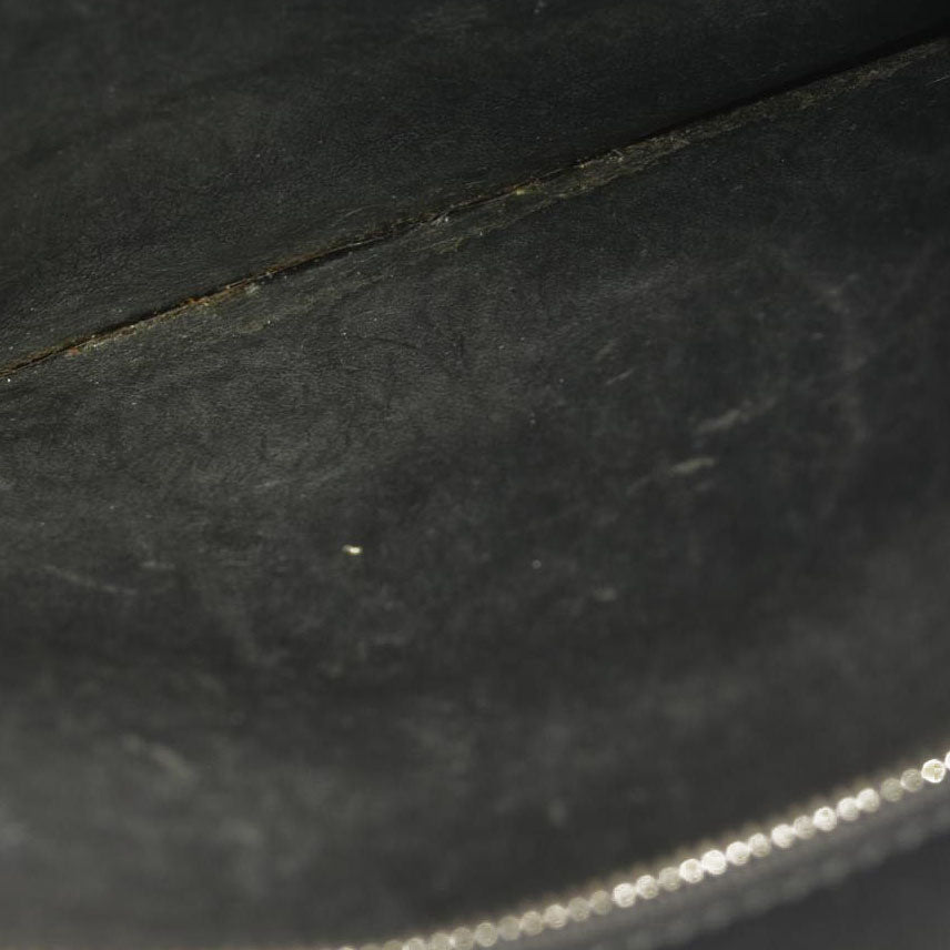 Celine  Grained Calfskin Large Multifunction Strap Wallet Black