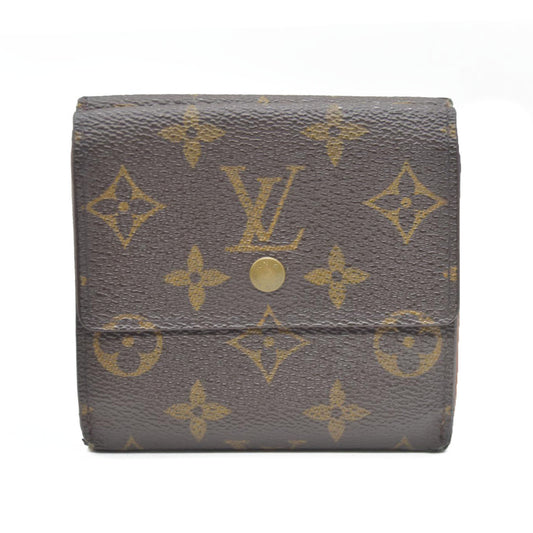 Louis Vuitton Monogram Portefeiulle Elise Trifold Wallet Brown SP0918