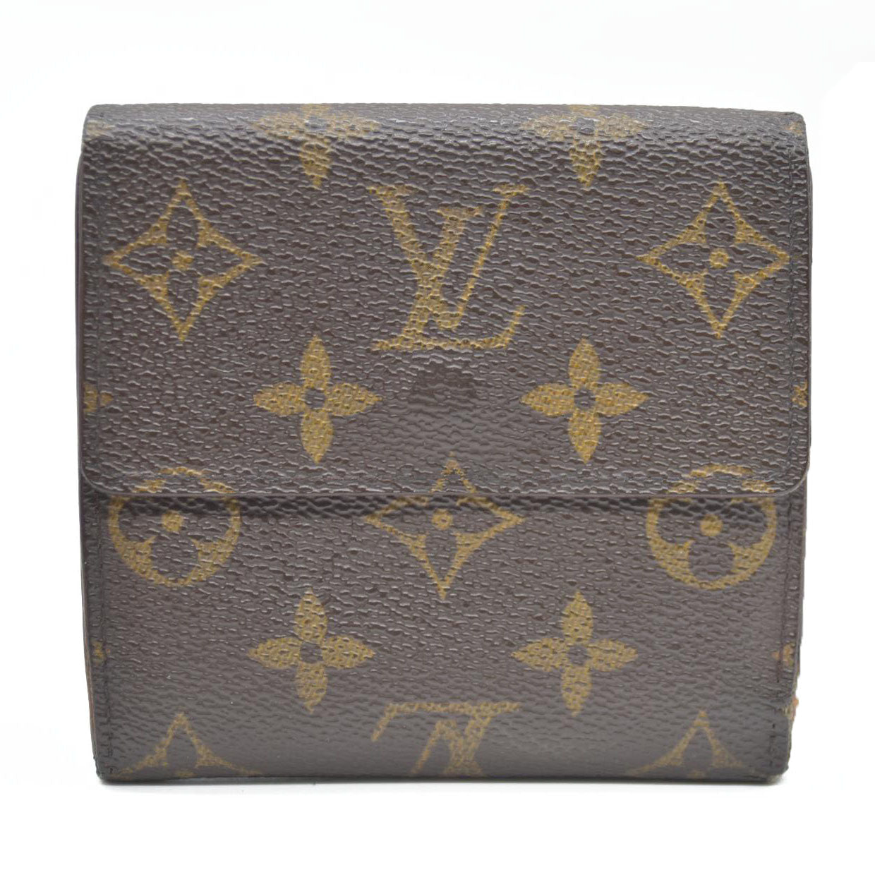 Louis Vuitton Monogram Portefeiulle Elise Trifold Wallet Brown SP0918
