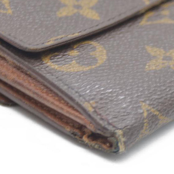 Louis Vuitton Monogram Portefeiulle Elise Trifold Wallet Brown SP0918