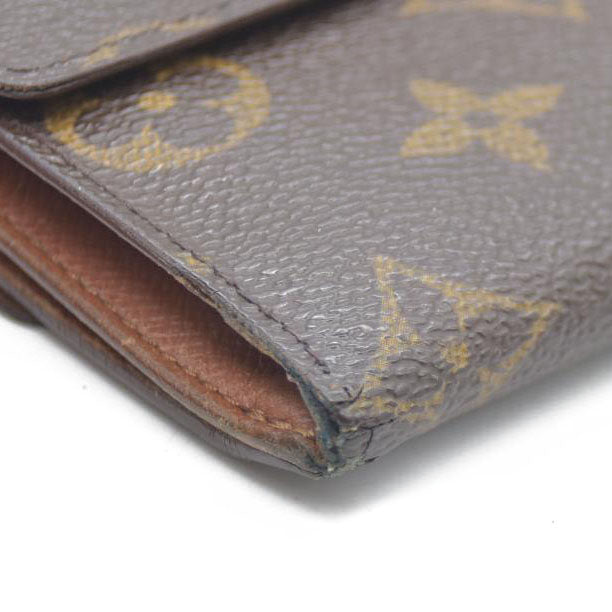 Louis Vuitton Monogram Portefeiulle Elise Trifold Wallet Brown SP0918