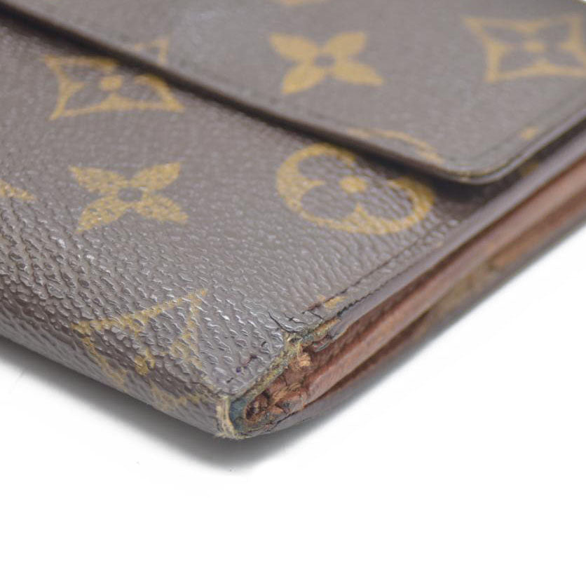 Louis Vuitton Monogram Portefeiulle Elise Trifold Wallet Brown SP0918