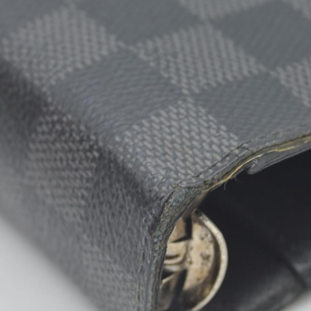 $755 2010 Louis Vuitton Damier Graphite Medium Ring Agenda Cover SP5100 CONSIGNMENT