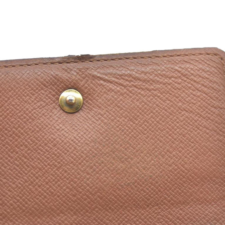 Louis Vuitton Monogram Portefeiulle Elise Trifold Wallet Brown SP0918