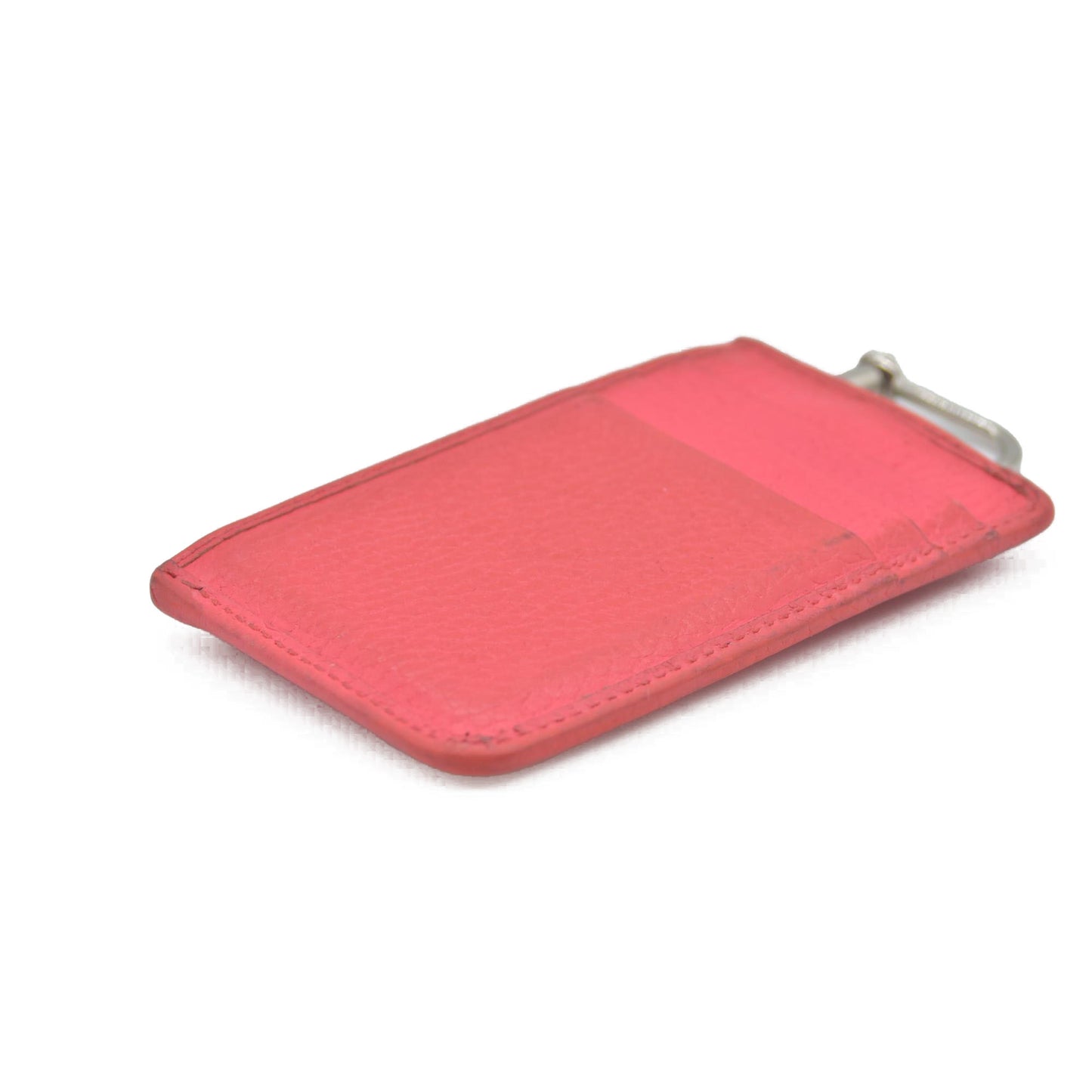 $470 GUCCI Gg Marmont Keychain Card Case Pink CONSIGNMENT