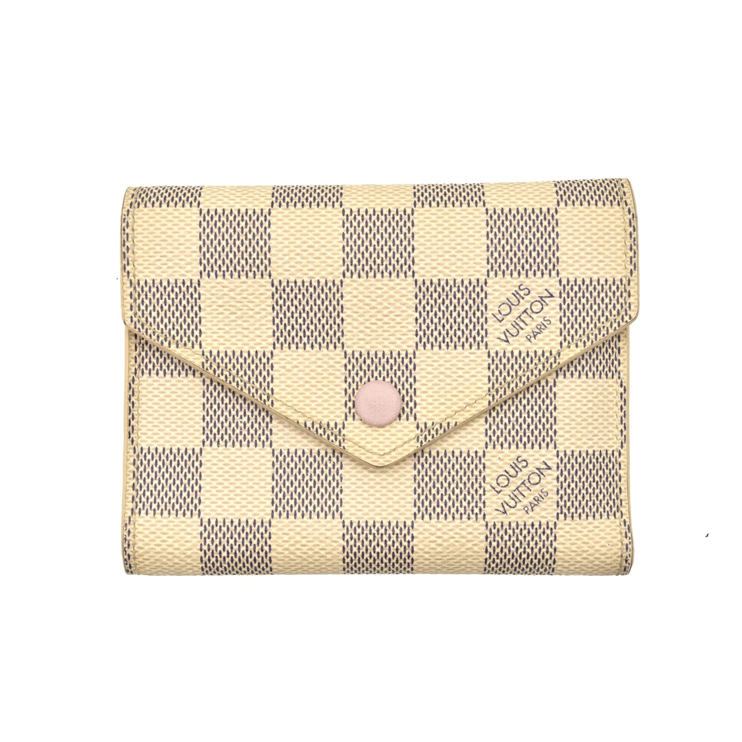 Louis Vuitton  Damier Azur Victorine Wallet Rose Ballerine FH5119