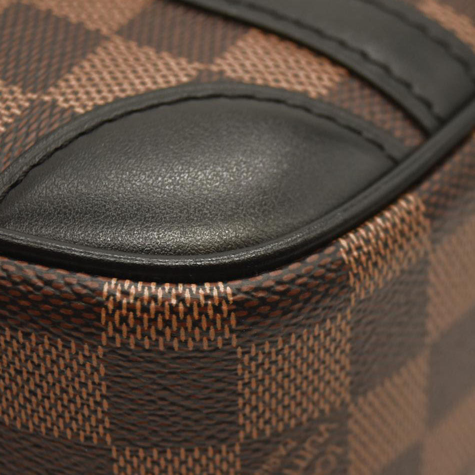 LOUIS VUITTON Damier Ebene Valisette Souple BB Black
