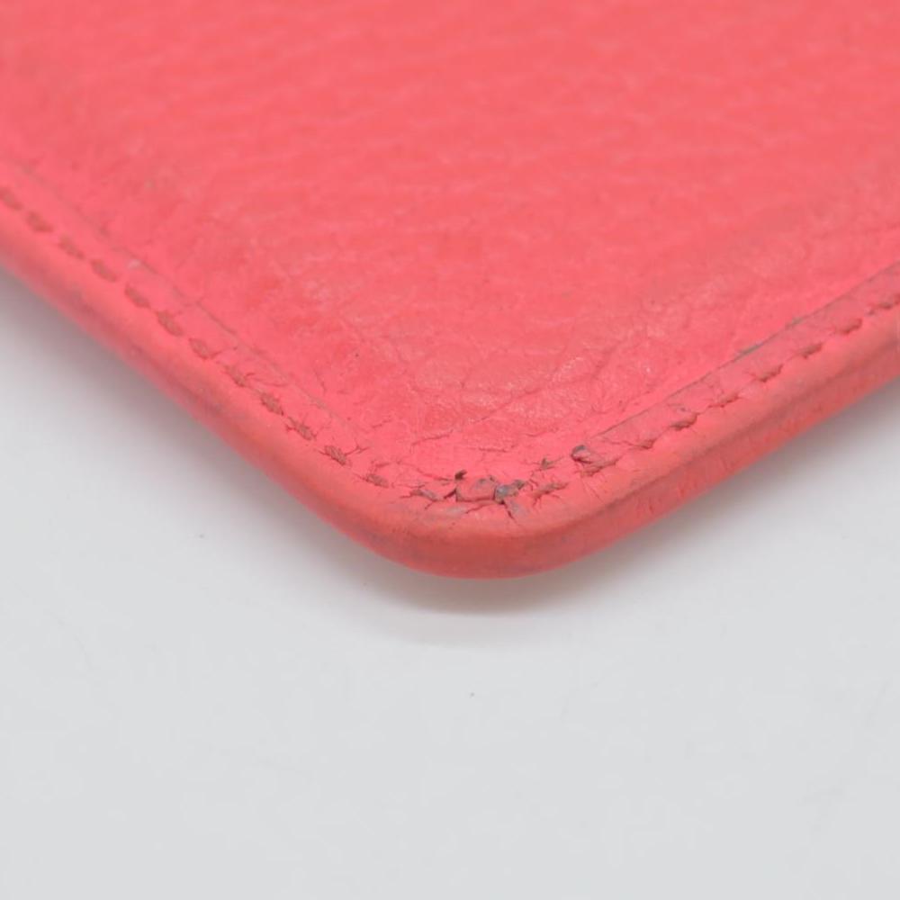 $470 GUCCI Gg Marmont Keychain Card Case Pink CONSIGNMENT